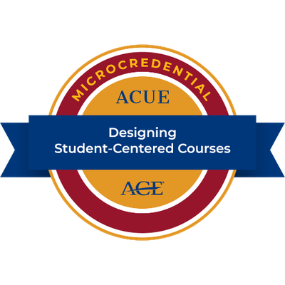 [Designing Student-Centered Courses]