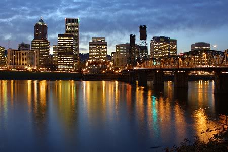 Skyline of Portland