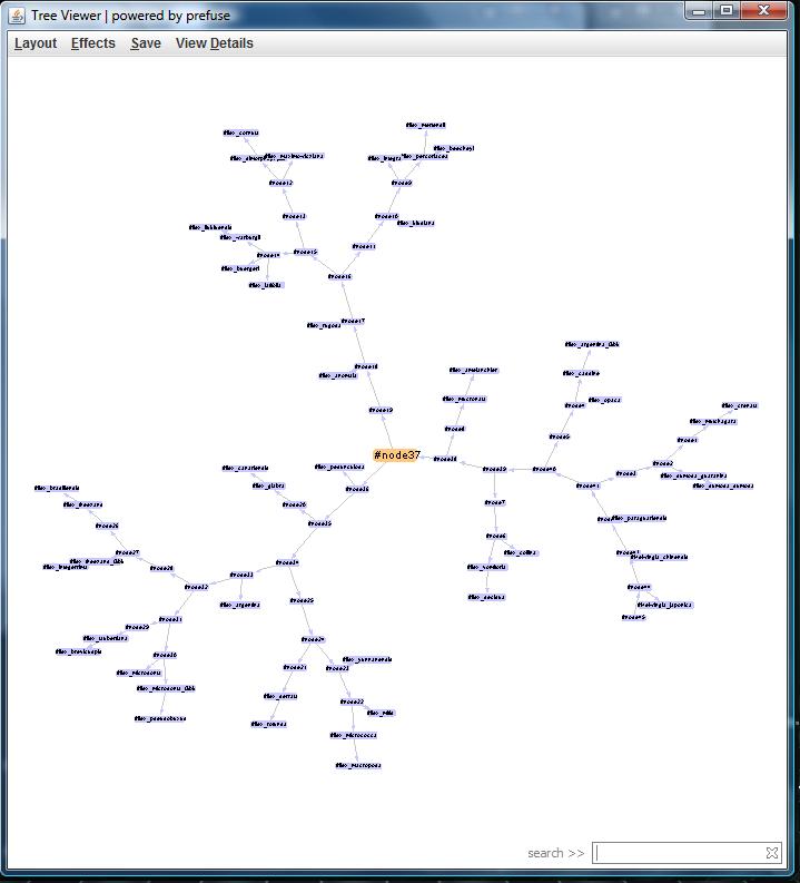 Tree Viewer in Force Layout