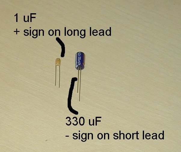 polarized capacitors