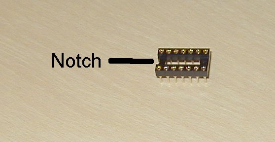 14-pin IC socket