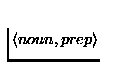 ${\langle}noun,prep{\rangle}$